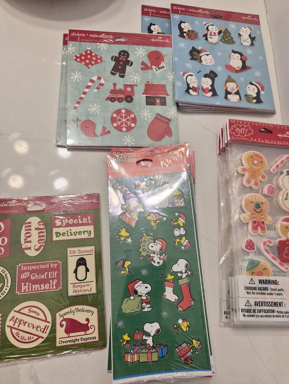 Hallmark Christmas Stickers
